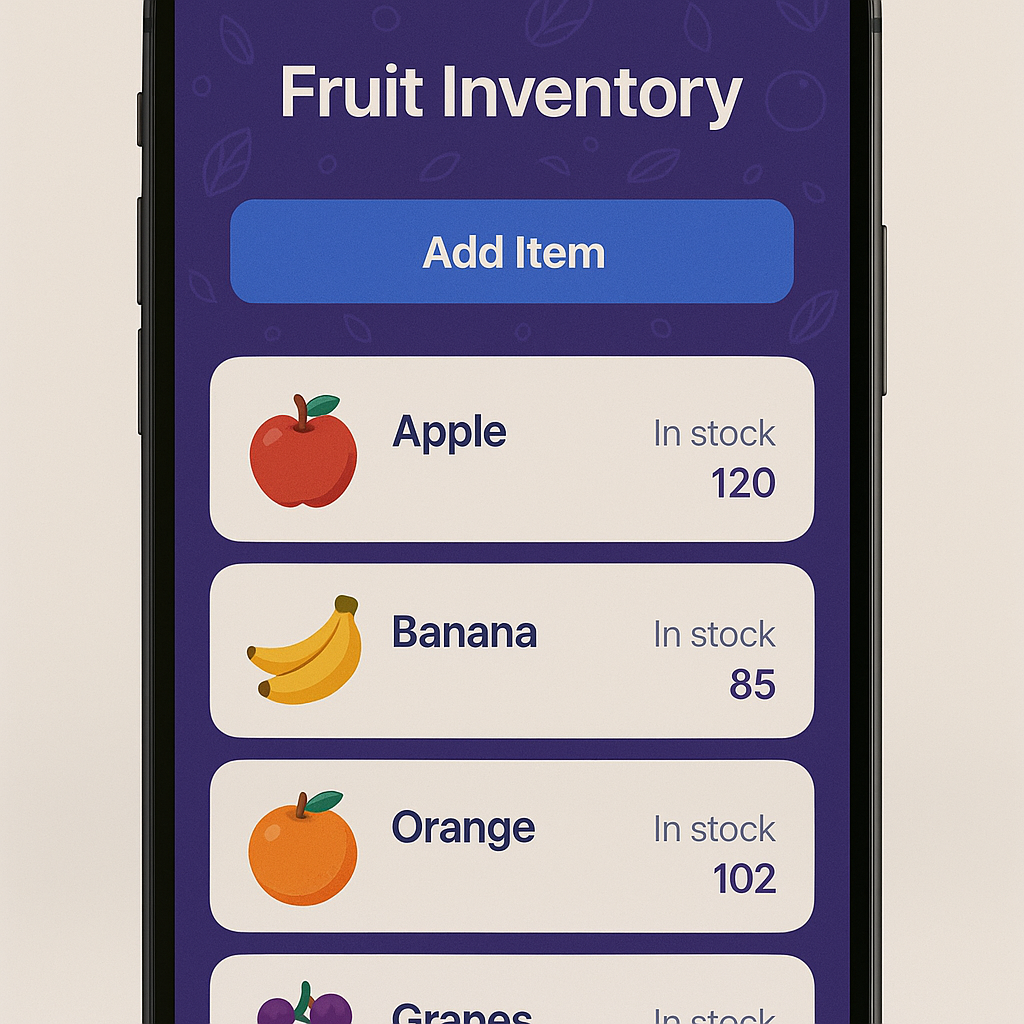 Fruit Inventory App